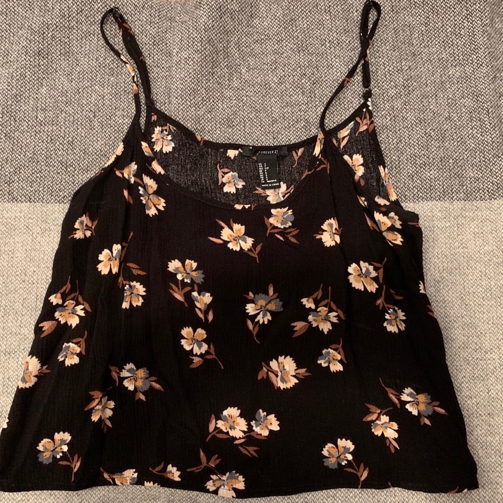 Cute Floral Crop Top